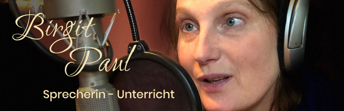 Birgit Paul - Sprecherin